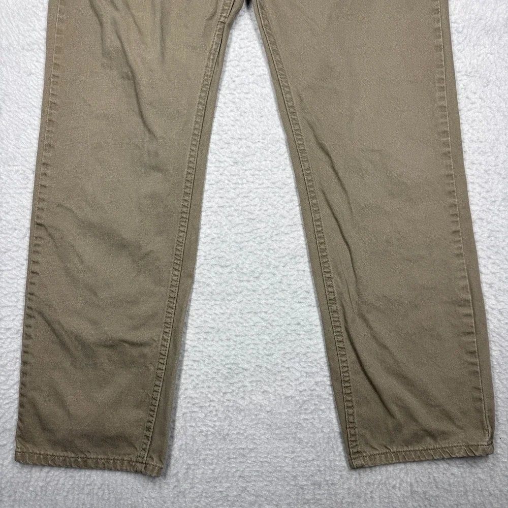 Levis 559 Relaxed Straight Jeans Tan‎ Khaki Pants Men's Size 34x32
